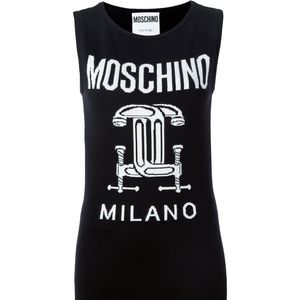AUTHENTIC Moschino Interlocking C-clamp Knit Dress